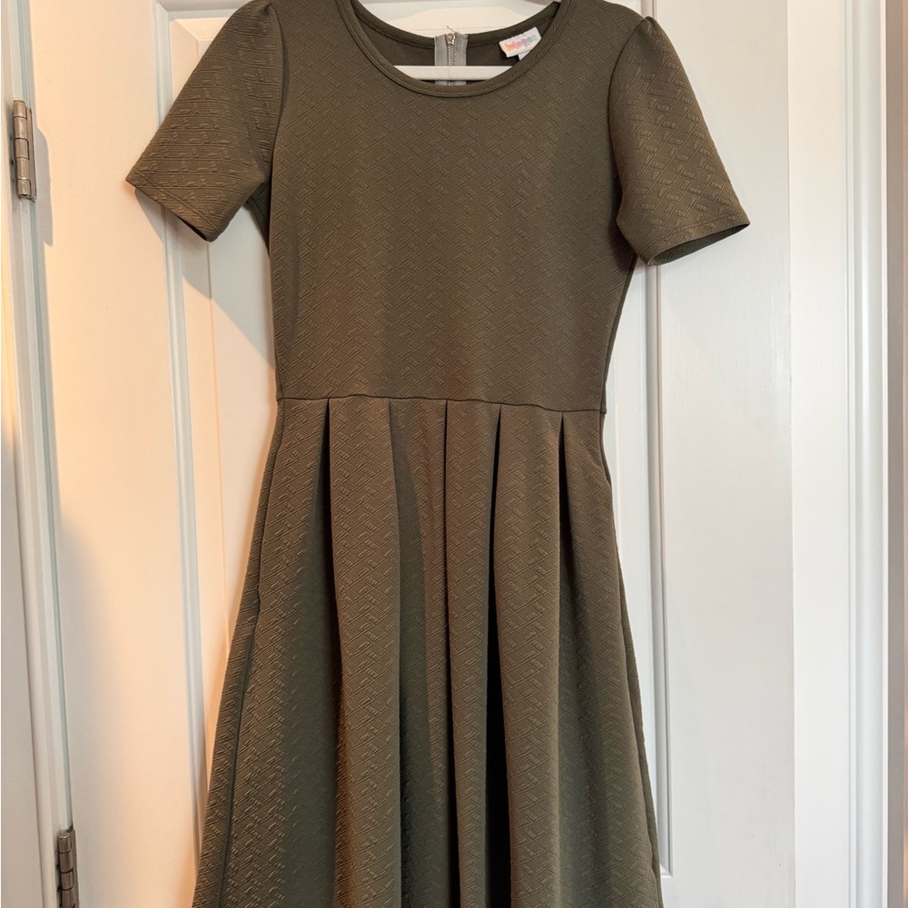 LuLaRoe Amelia Dress in Olive